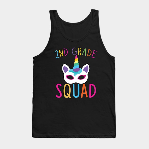 School 2nd Grade Squad Gift 2nd Grade School Gift Tank Top by mommyshirts